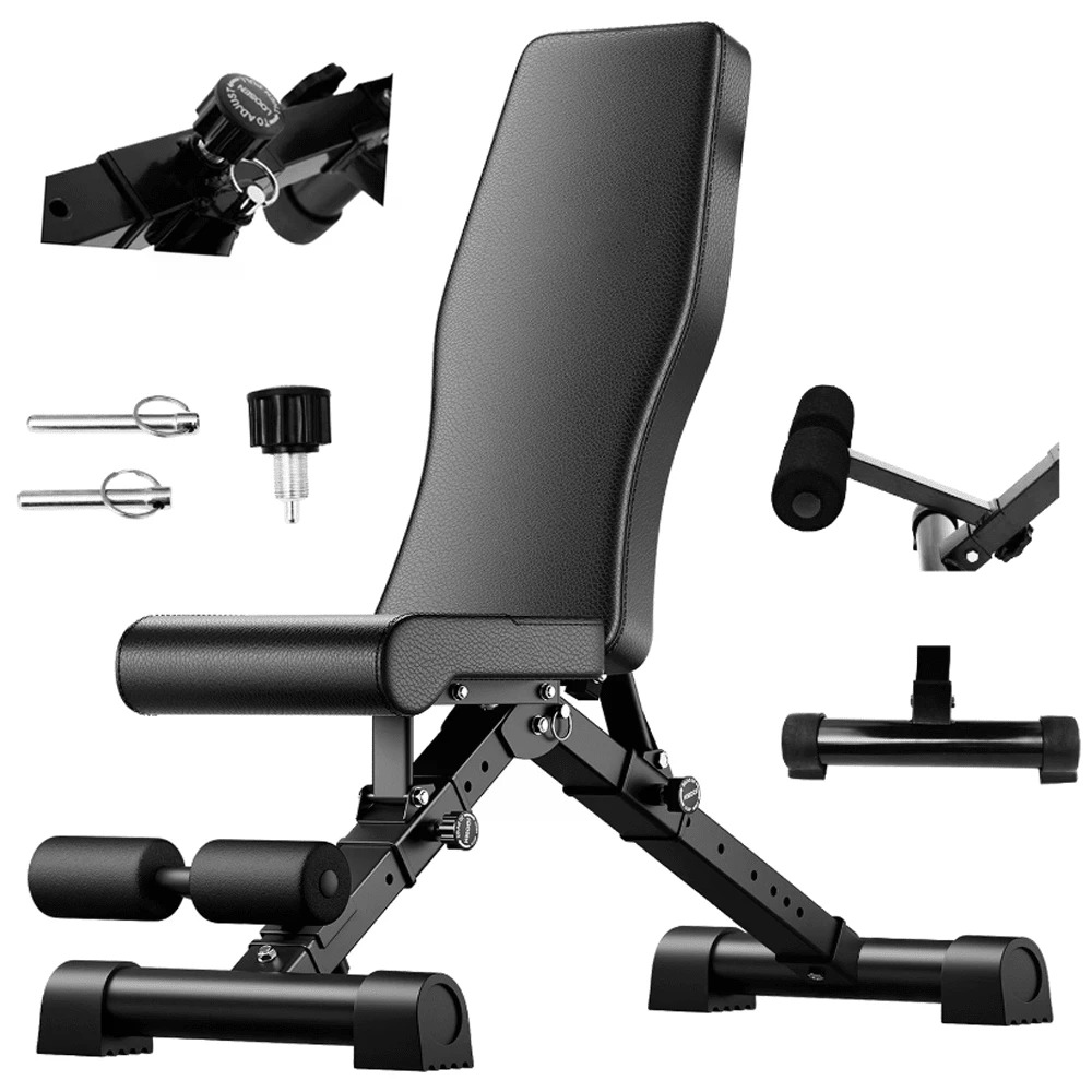 Home Gym Full Setup - Weight Bench Home Gym Equipment ,Basic