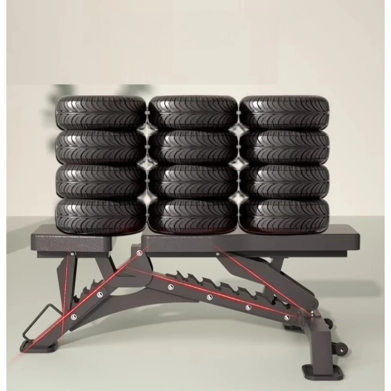 Adjustable Weight Bench - Portable Adjustable Sit-Up Dumbbell Bench Incline