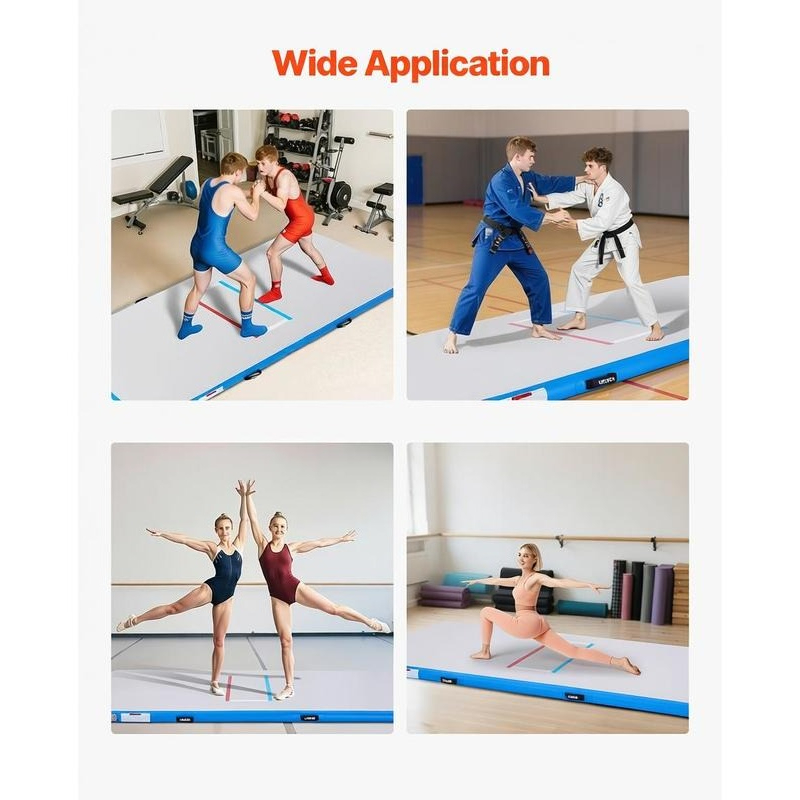 10x5 ft Wrestling Mat Inflatab - Home Gym Mma ulasan dan harga