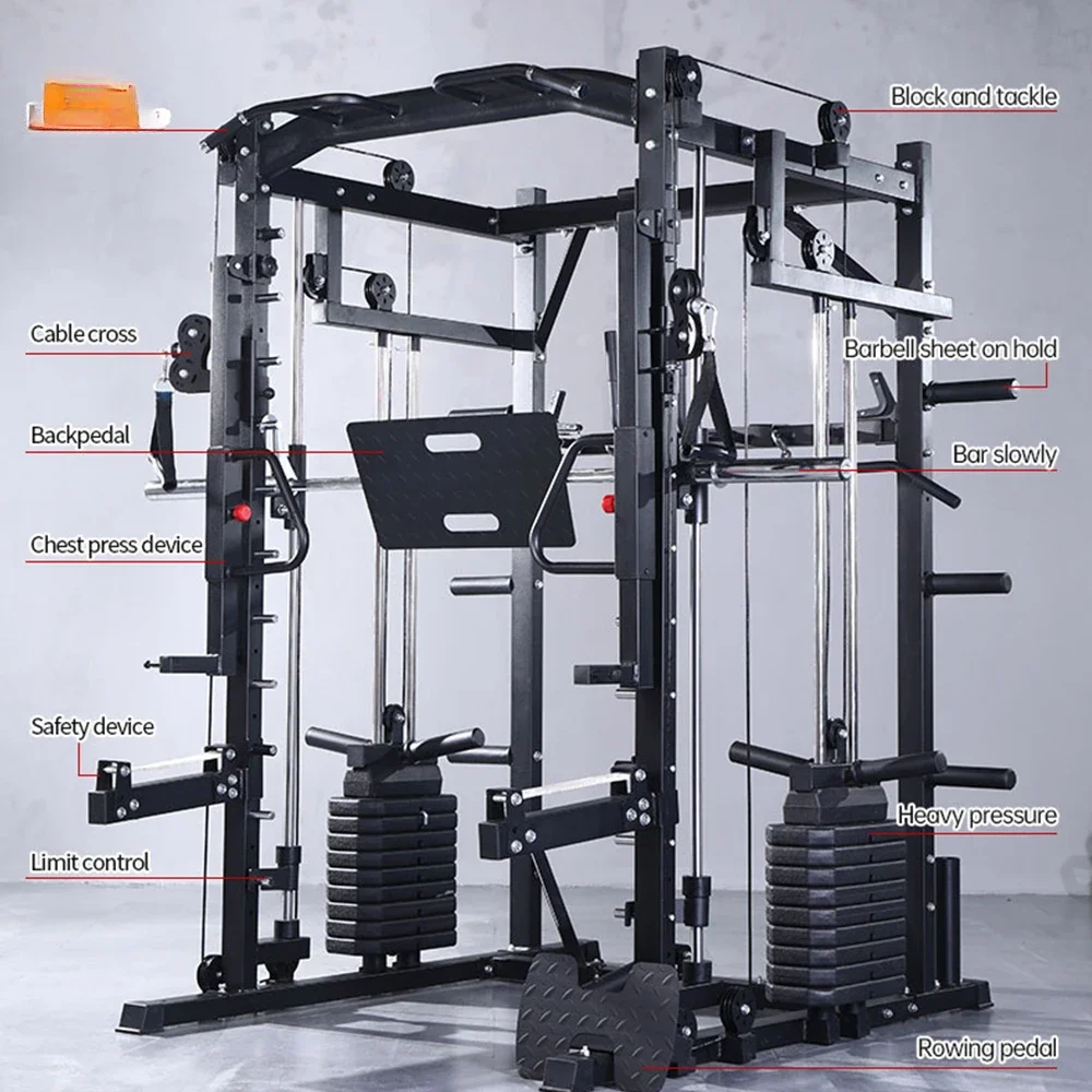 l # High Quality Home Gym Fitn - Home Gym With Smith Machine ulasan dan harga