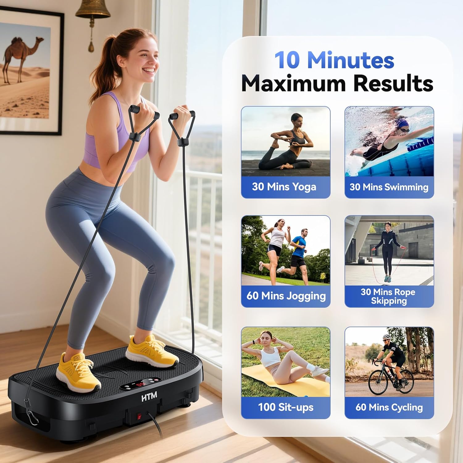 Vibration Plate Fat Burning Fi - Home Gym Mma ulasan dan harga