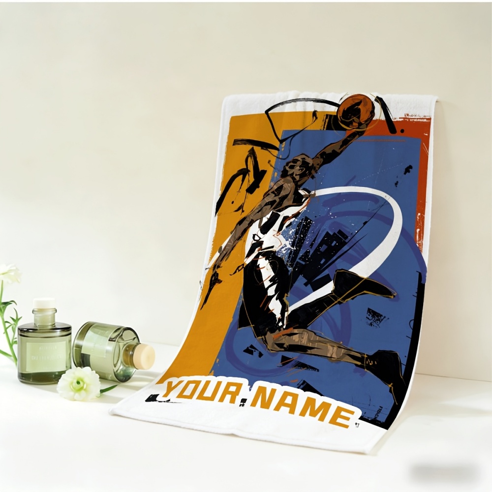 2pcs Name/Text Basketball Towe - Home Gym Mma ulasan dan harga