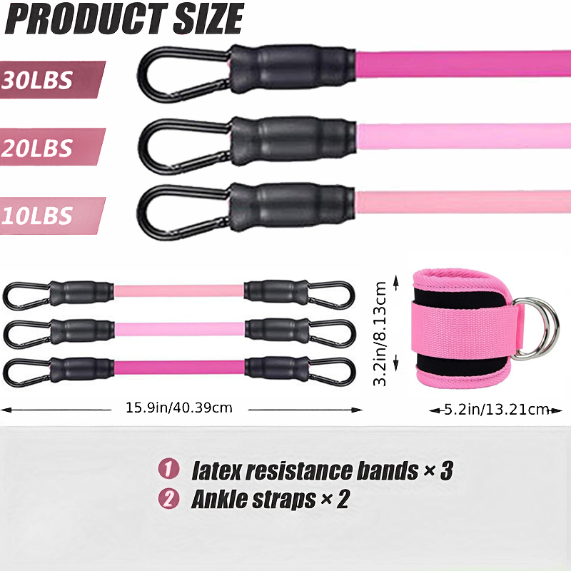 Ankle Resistance Bands Portabl - Home Gym Recommendations ulasan dan harga