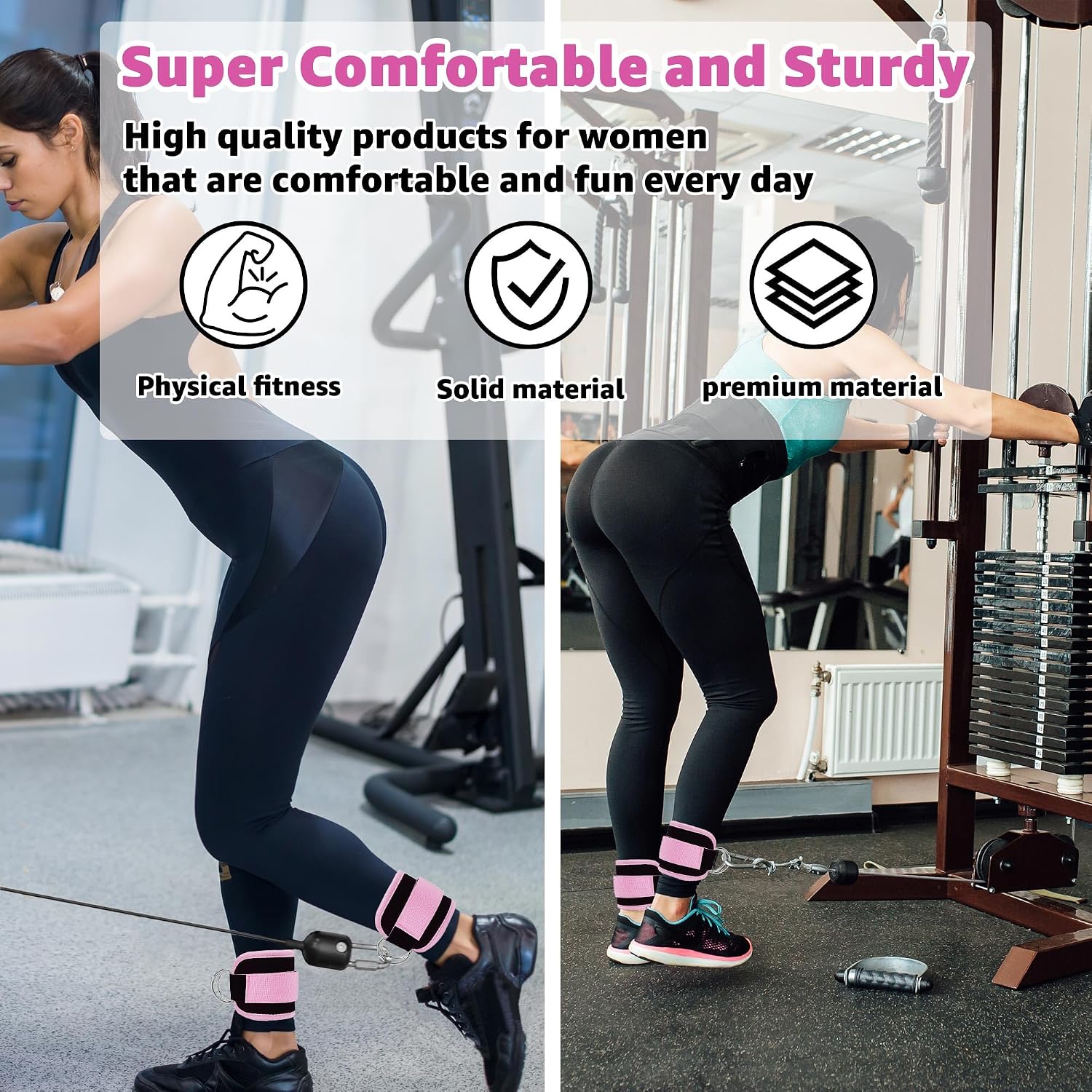 Ankle Resistance Bands Portabl - Home Gym Recommendations ulasan dan harga