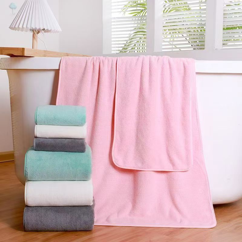 Coral Fleece Thickened Towel a - Home Gym Mma ulasan dan harga