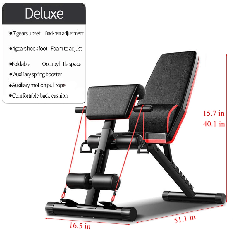 Popular Home Exercise Gym  Adj - Adjustable Weight Bench ulasan dan harga
