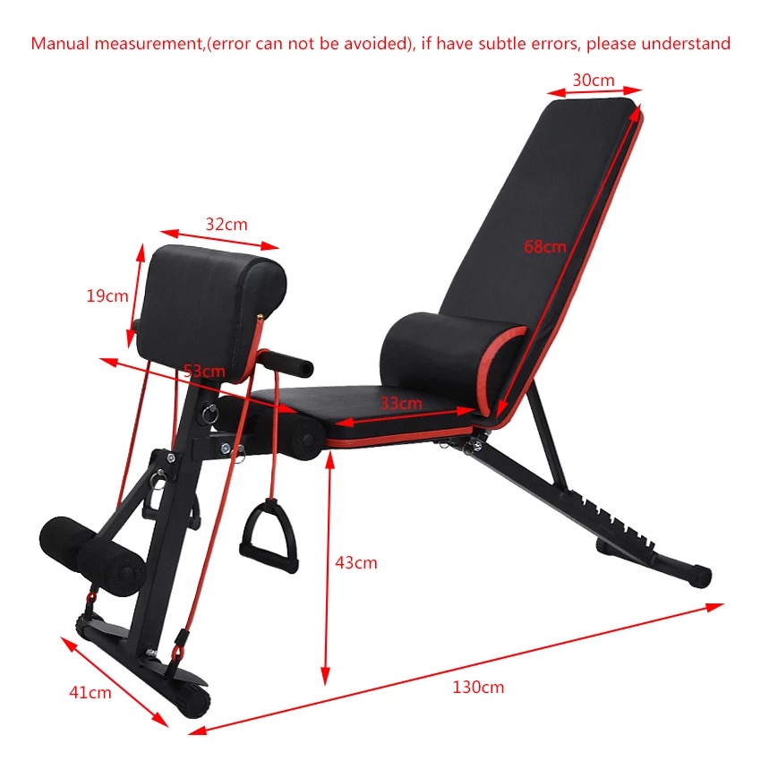 Popular Home Exercise Gym  Adj - Adjustable Weight Bench ulasan dan harga