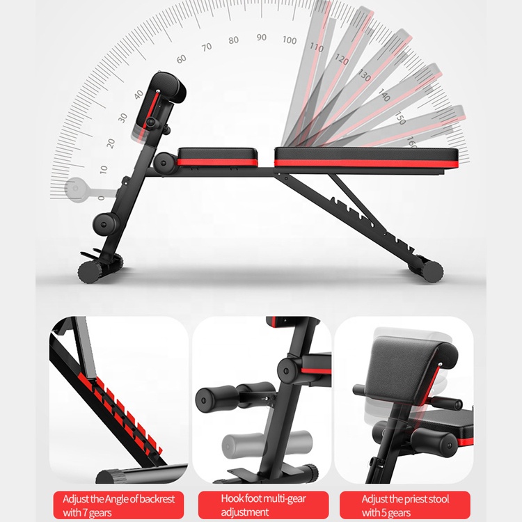 Popular Home Exercise Gym  Adj - Adjustable Weight Bench ulasan dan harga