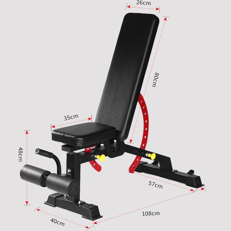 Commercial High-End Weight Ben - Adjustable Weight Bench ulasan dan harga