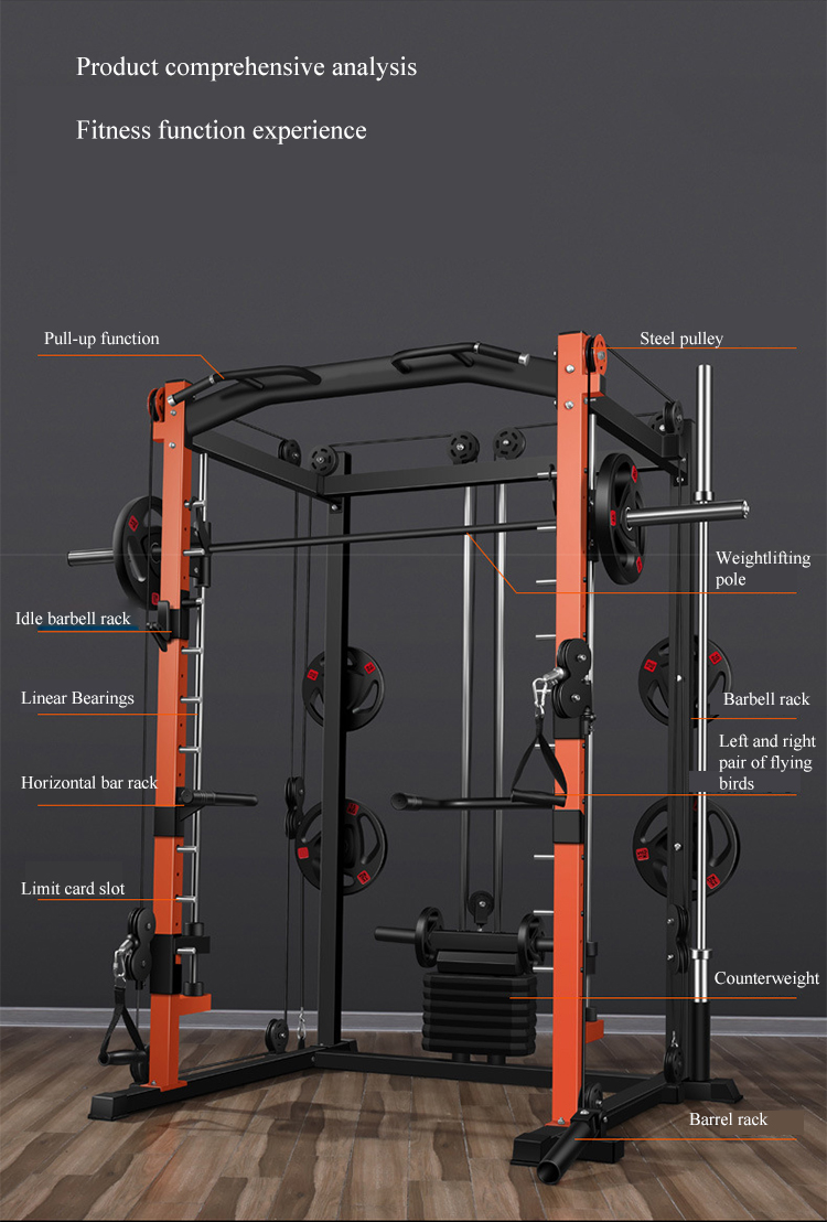 Multi Functional Home Gym Equi - Home Gym With Smith Machine ulasan dan harga