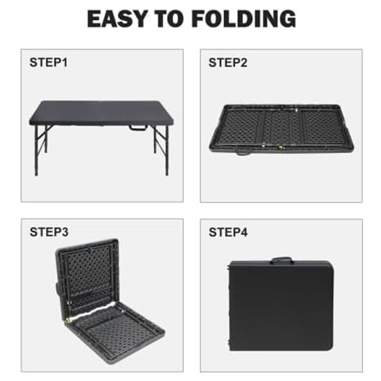 Folding Table 4ft Height Adjus - Adjustable Weight Bench ulasan dan harga