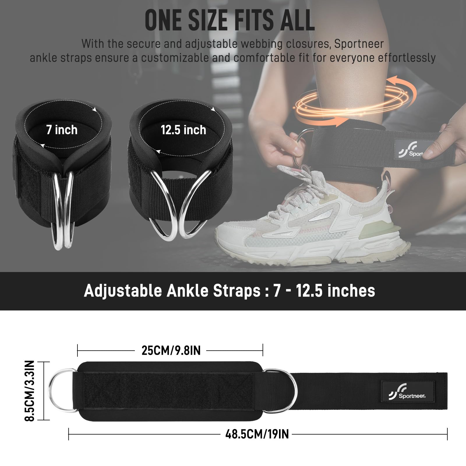 Sportneer Adjustable Ankle Str - Home Gym Mma ulasan dan harga