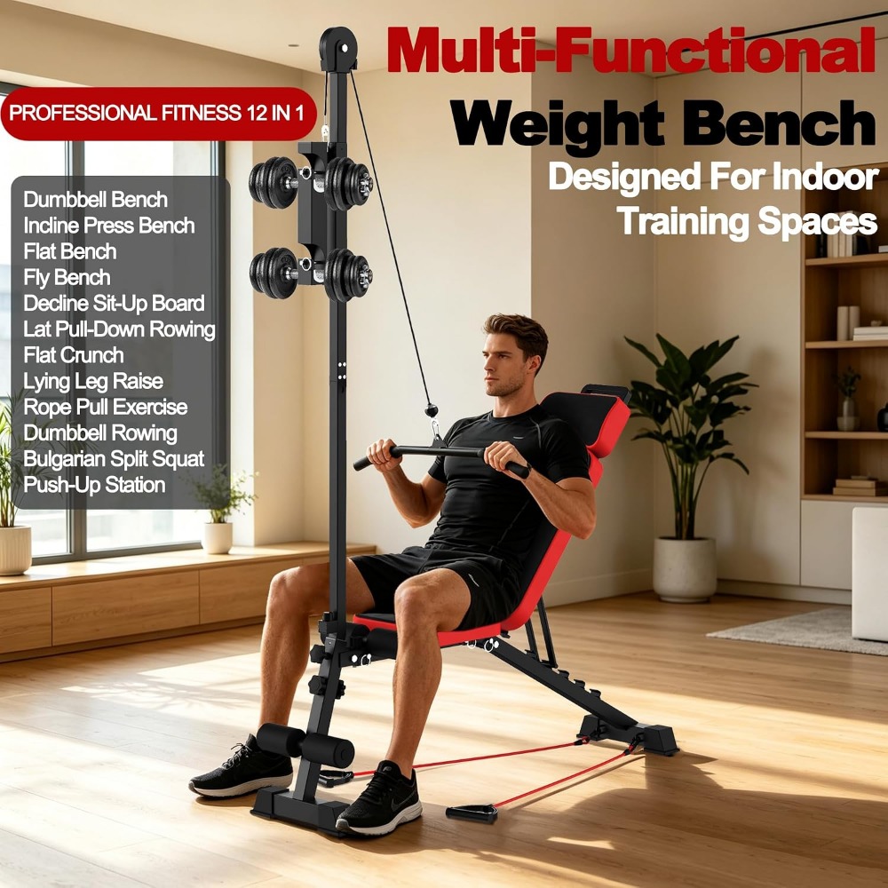 Multi-Functional Weight Bench  - Adjustable Weight Bench ulasan dan harga