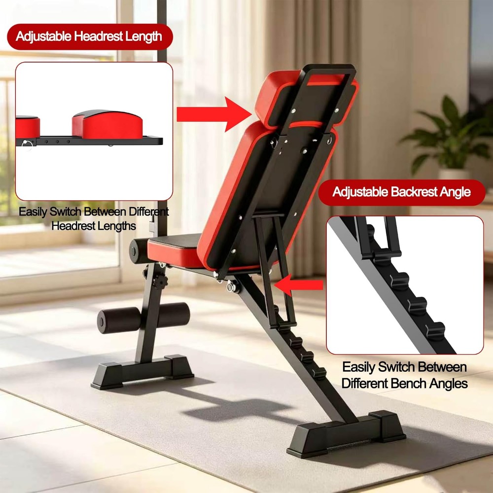 Multi-Functional Weight Bench  - Adjustable Weight Bench ulasan dan harga
