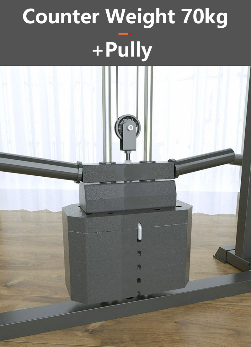 Commercial Multifunctional Pow - Home Gym With Smith Machine ulasan dan harga