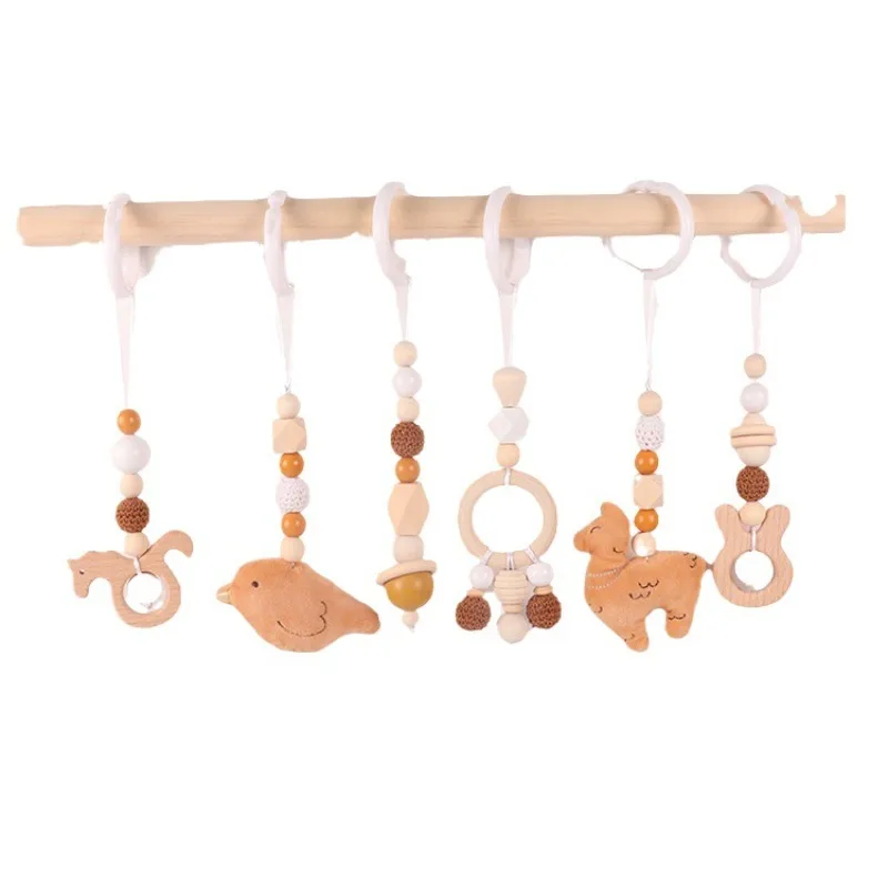 6Pcs Wooden Baby Toys Wooden B - Home Gym Aesthetic ulasan dan harga