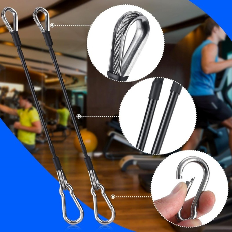 1/2Pcs 25cm Gym Cable Extensio - Home Gym Mma ulasan dan harga