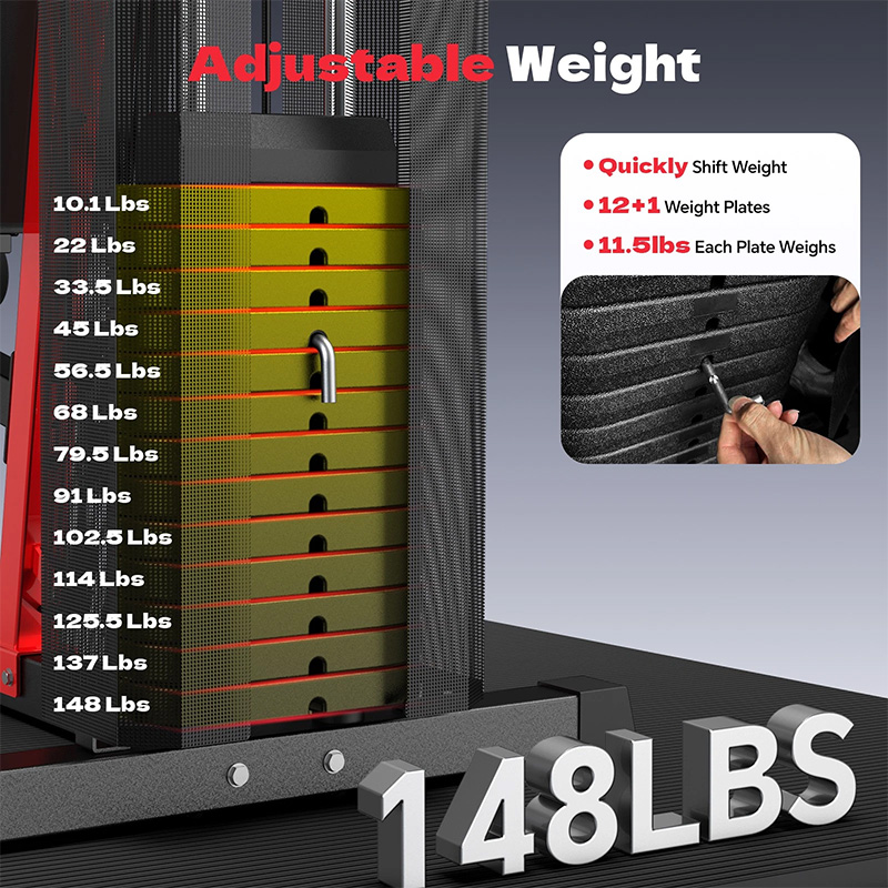 Pooboo Home Gym Workout Equipm - Home Gym Full Setup ulasan dan harga