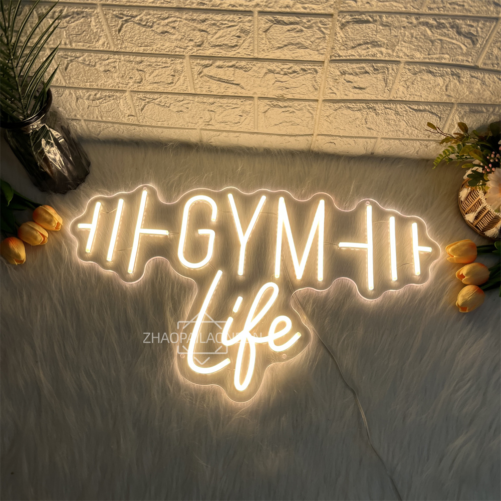 Dumbbell GYM Neon Signs for Wa - Home Gym Aesthetic ulasan dan harga