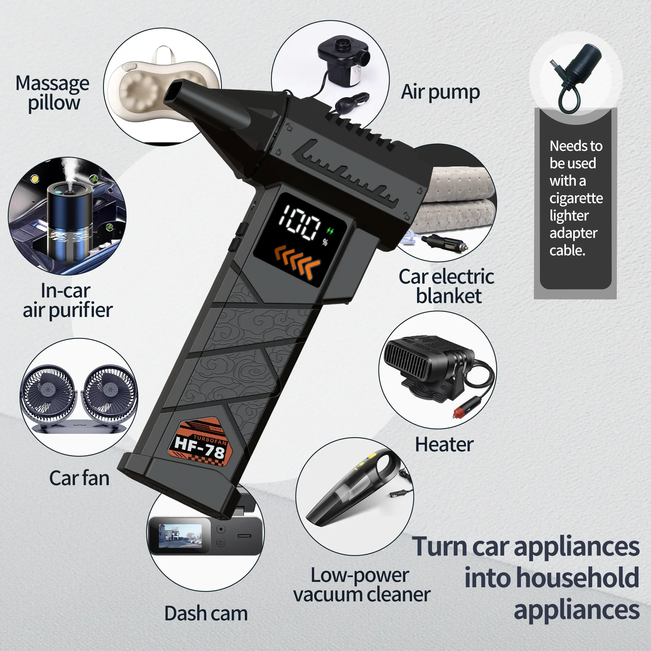 3-in-1 Turbo Jet Fan Vacuum Cl - Speed Parachute Sprint ulasan dan harga