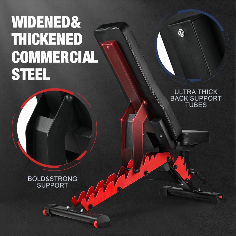 Commercial Dumbbell Bench, Adj - Adjustable Weight Bench ulasan dan harga